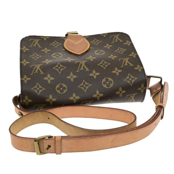 LOUIS VUITTON Cartouchiere MM Shoulder Bag Monogram Leather Brown M51253 34ED743 - Picture 5 of 16